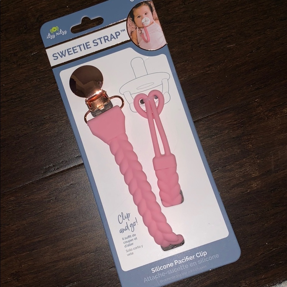 Sweetie Strap Silicone Paci Clip